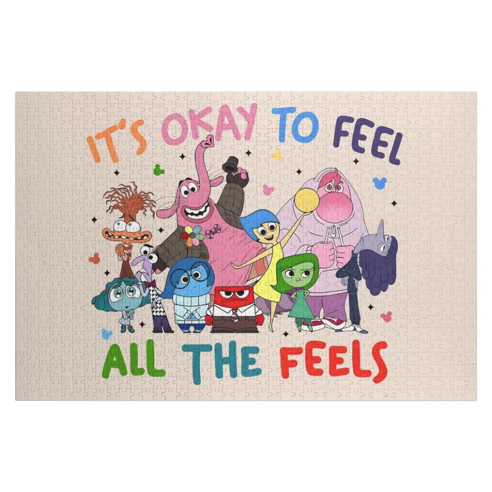 

Embrace Your Emotions It's Okay to Feel Everything Jigsaw Puzzle Jigsaw For Kids Wooden Boxes Adult Wooden Puzzle