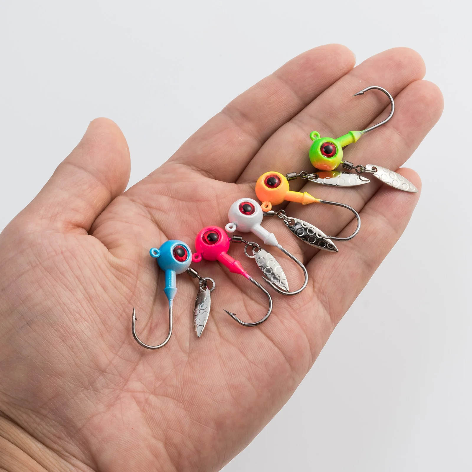 Jigs Underspin con cuchilla Willow para vinilo y señuelo blando - imagen 2