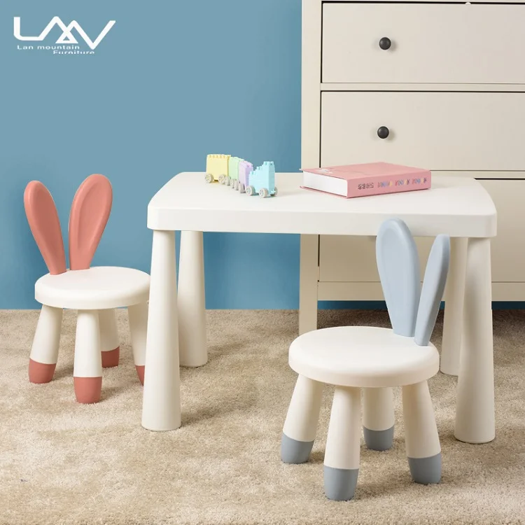 Wholesale New Designed Plastic Children Study Reading Table And Chair Furniture Set