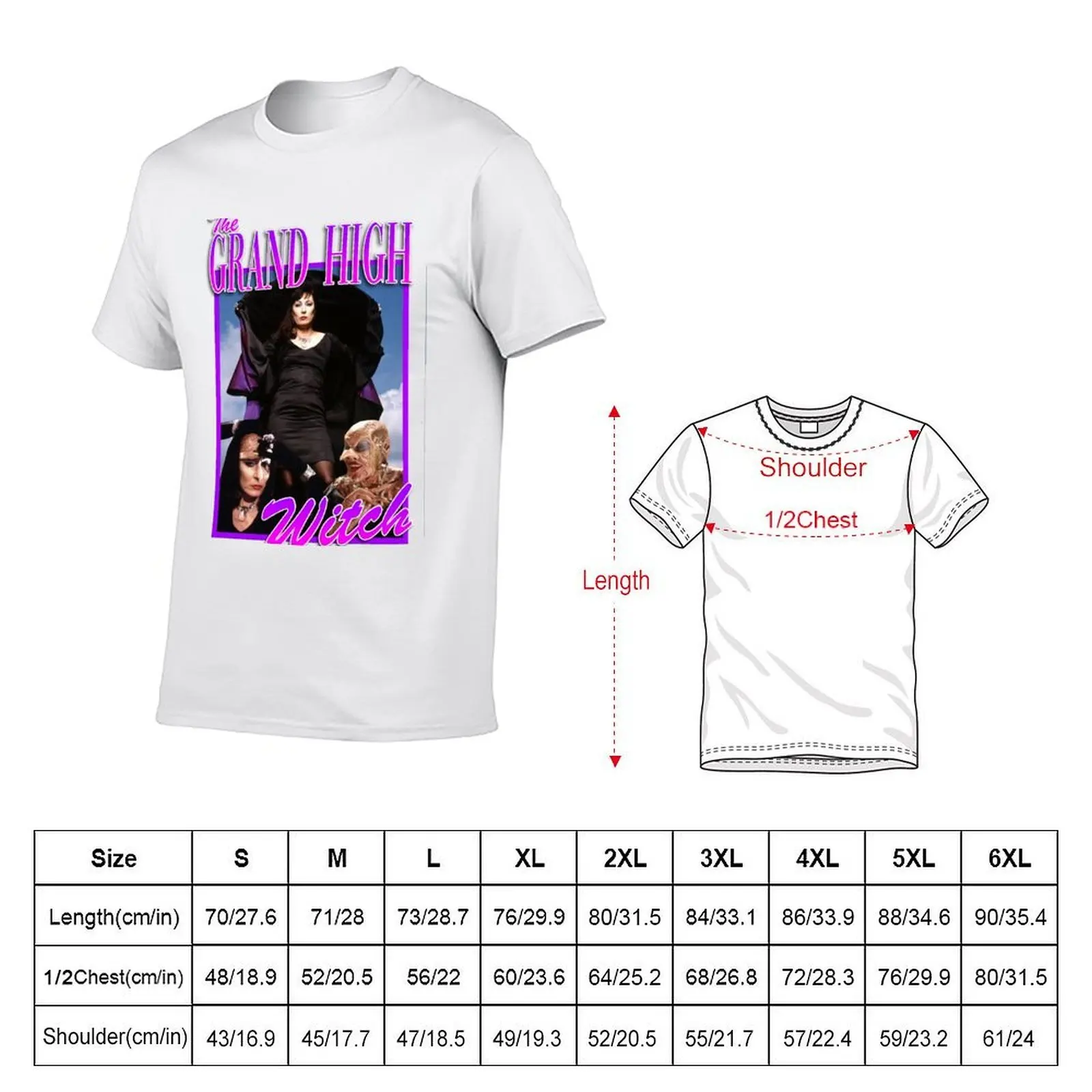 The Grand High Witch Tribute Tee T-Shirt t shirts designer man graphic t shirt men t shirt cotton 100% T-shirt