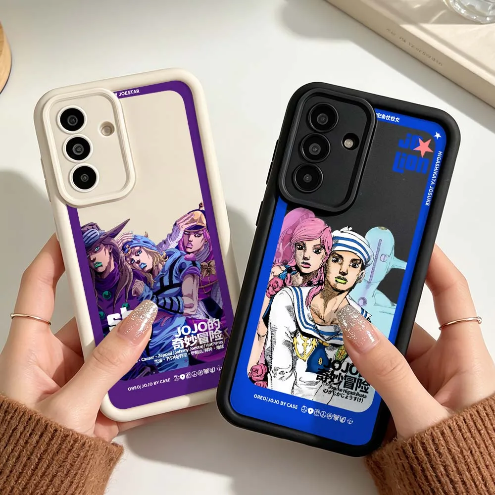 Anime JoJo Bizarre Adventure Phone Case For Samsung A25 A26 A33 A57 A35 A36 A37 A51 A52 A53 A54 A55 A57 A72 A73 5G Eye Ladder