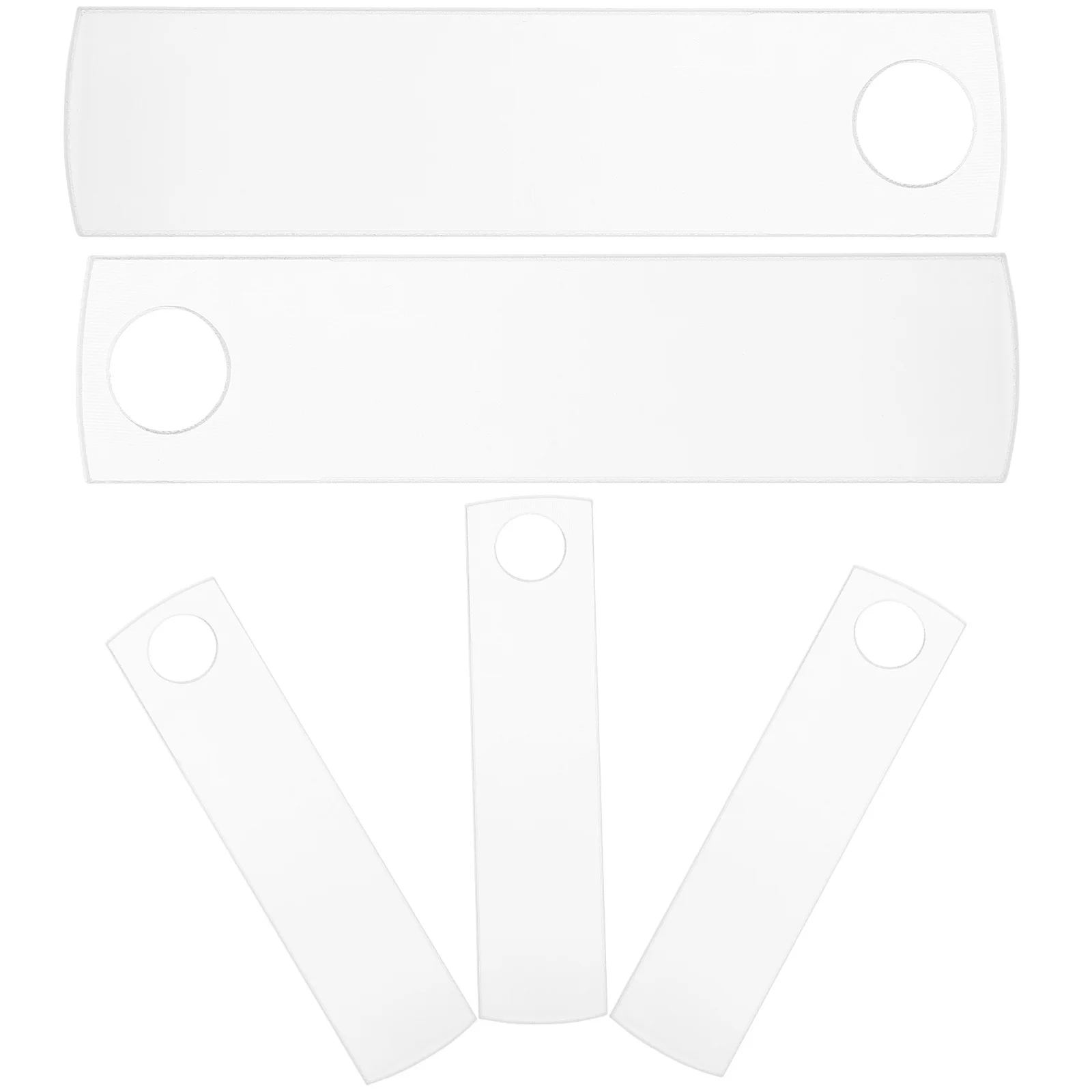 5개 DIY 공백 승화 아크릴 네임 태그 텀블러 컵 장식 네임 플레이트 워블 컵 태그 승화 블랭크