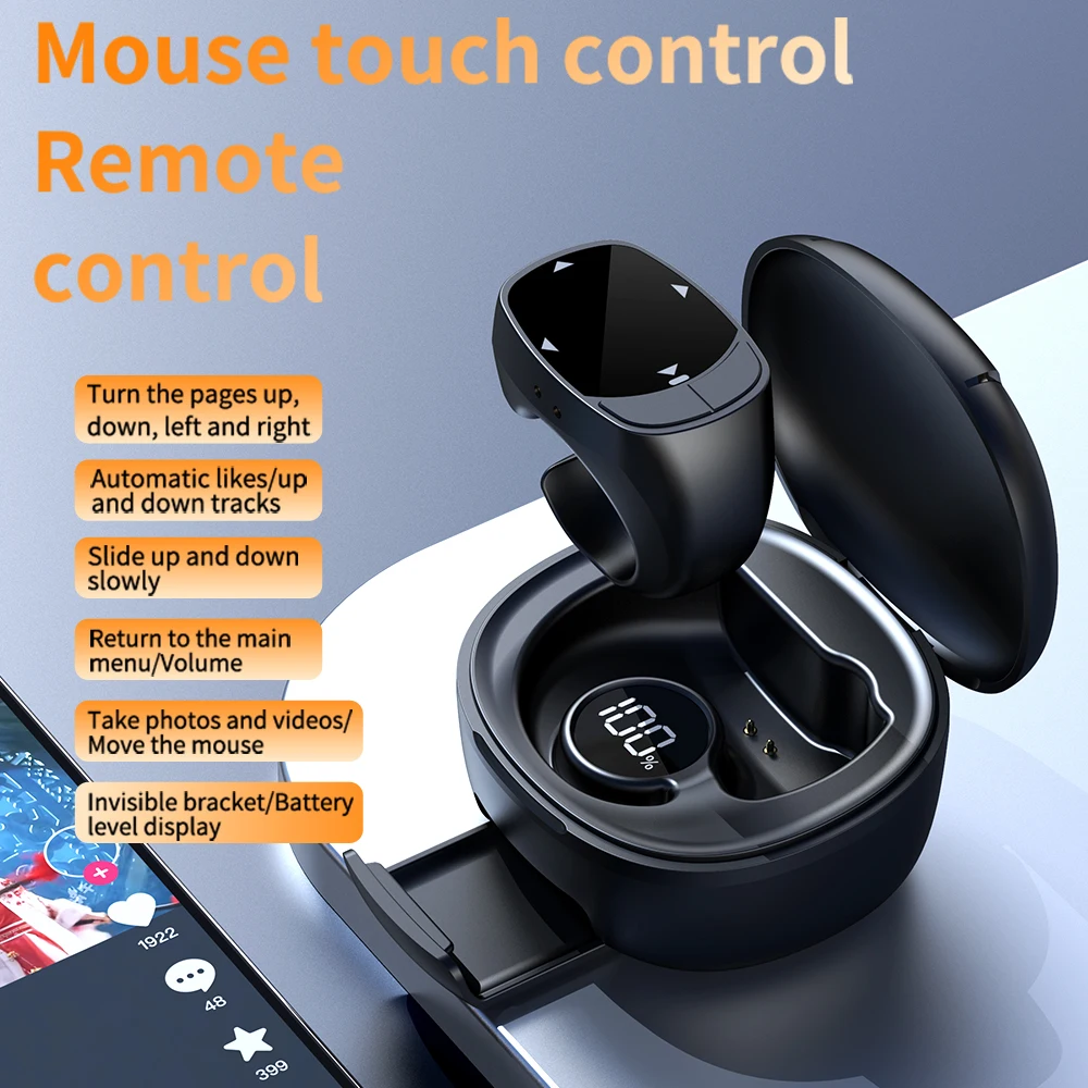 

2026-кликер страниц, BT-камера, видеозапись, дистанционное дистанционное прокручивающее кольцо для IOS Android, планшета, сенсорный экран, переворот страниц