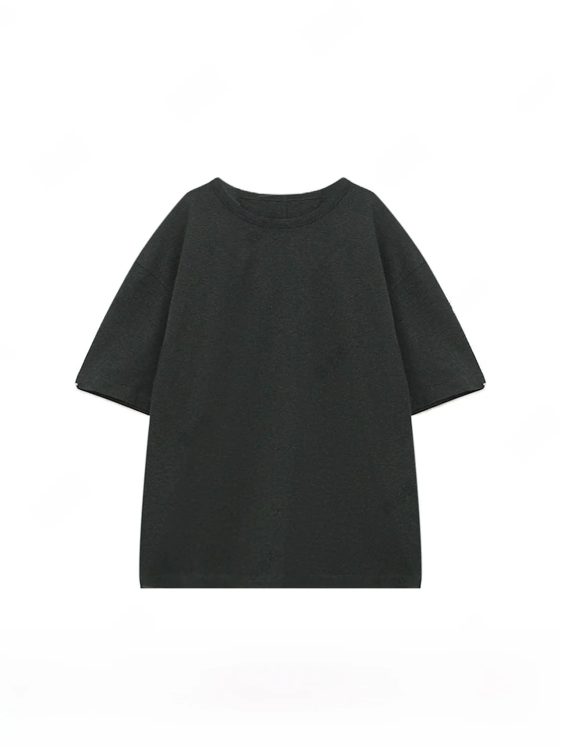 

New Arrival Pure Cotton round Ne ort Sve T-irt Wei Ink Floing Cloud Cotton Fabric Soft Comfortable Women's Top