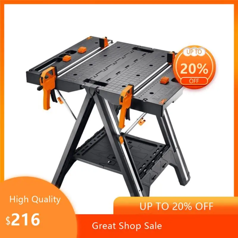 

Helesward Multifunctional Work Tool Table Mobile Portable Woodworking Operating Table Saw Table Folding Tools