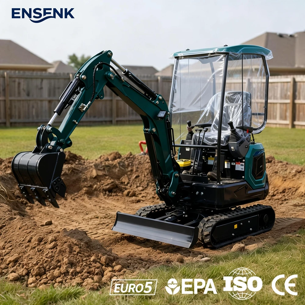 

Mini Excavator 0.8Ton 1.7Ton Kubota Engine Construction 1.8Ton 2.0Ton Agricultural Digger Tools Europe EPA Euro 5 CE Certified