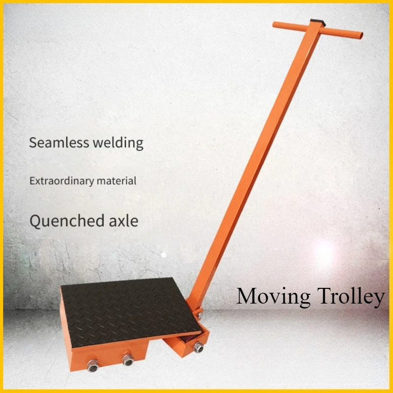 

Rotatable 180° Machine Moving Skate Swivel Cargo Mover Dolly Heavy Load Transport Trolley For Industrial Equipment Relocation