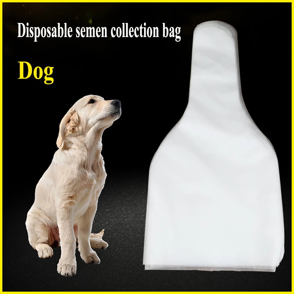 50PCS Dog Mating Fresh Semen Collection Bags PE Artifical Insemination Sperm Collect Canine Pet Breeding Farm Clinic Supplies