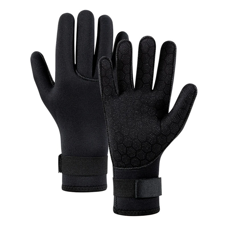 

NEW-1Pair 3Mm Wetsuit Gloves Thermal Anti Slip Neoprene Scuba Diving Gloves Surfing Gloves For Spearfishing Swimming