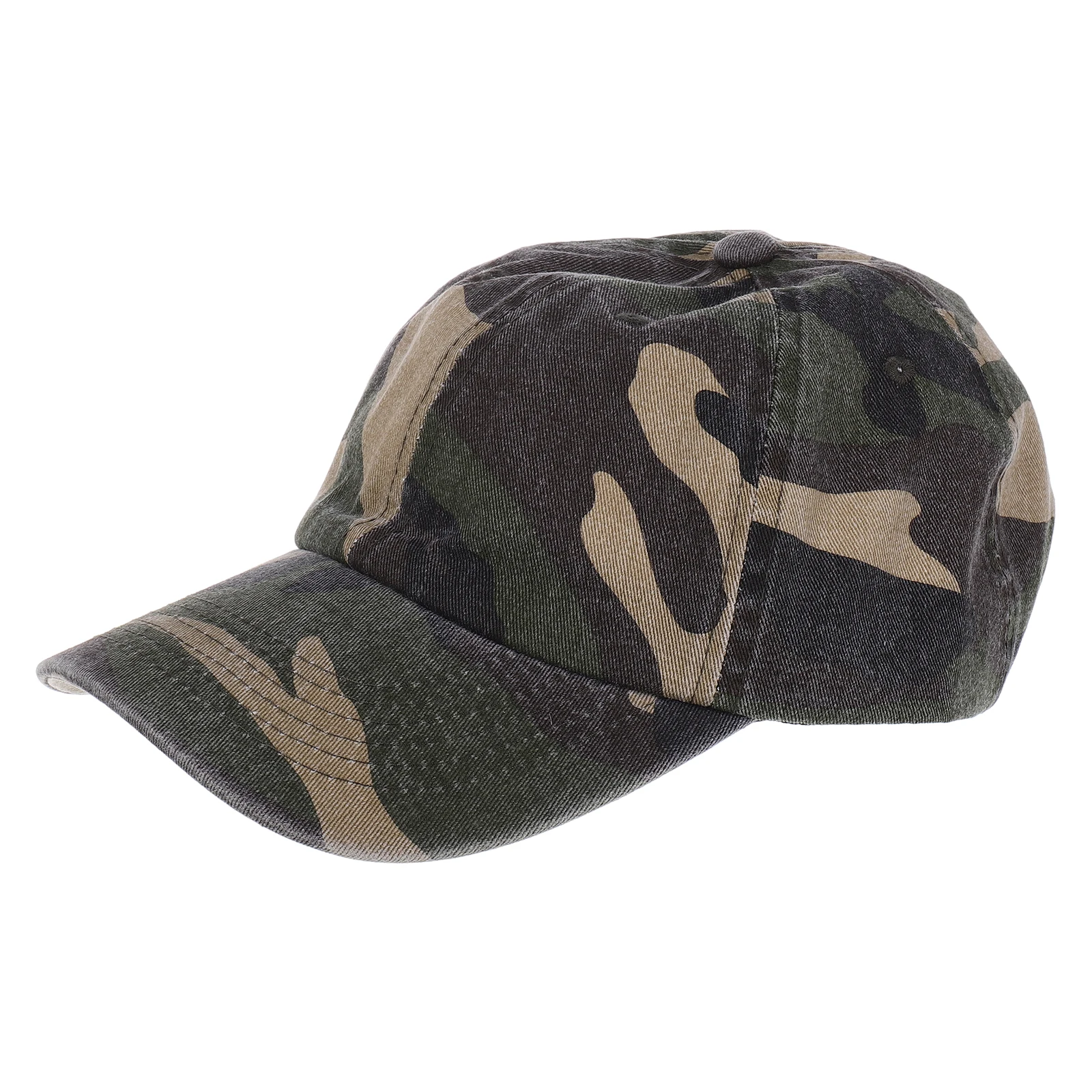 

Cotton Camouflage Baseball Cap Unisex Curved Brim Sun Hat Quick Dry Lightweight Comfortable Outdoor Sport Cap Peaked Hat For Men
