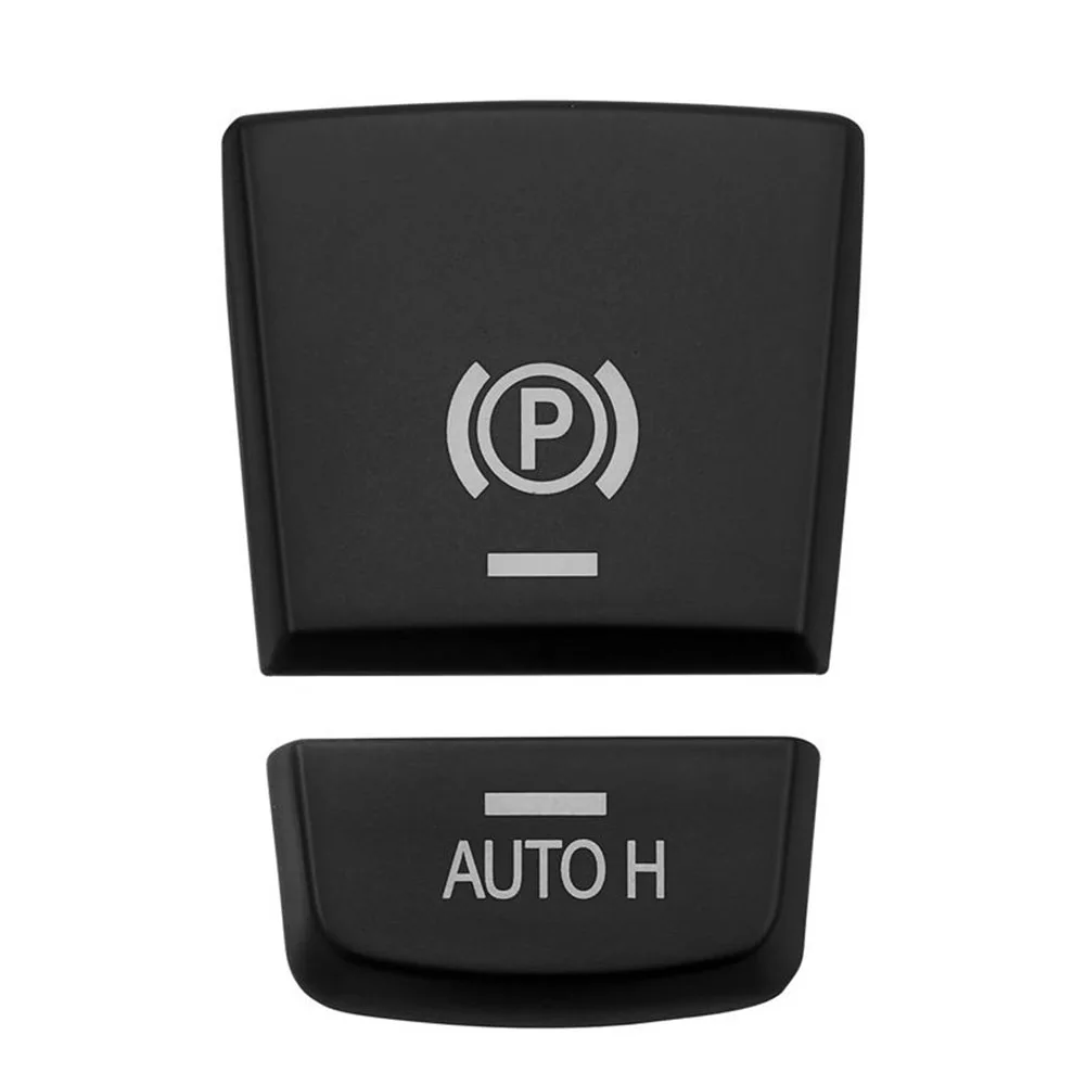 Car Handbrake AUTO H Start Stop Engine Button Knob Cover Sticker Professional Design for BMW 5 6 7 Material Sticker