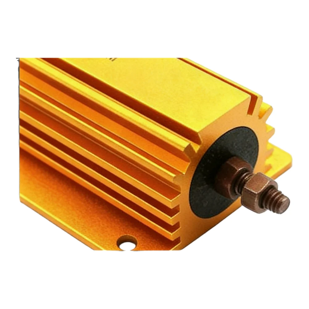Aluminum Power Resistor 200W 1R 2R 4R 8R 8ohm Metal Dummy Load for Tube with Screw Hole Mount for Heat Dissipation