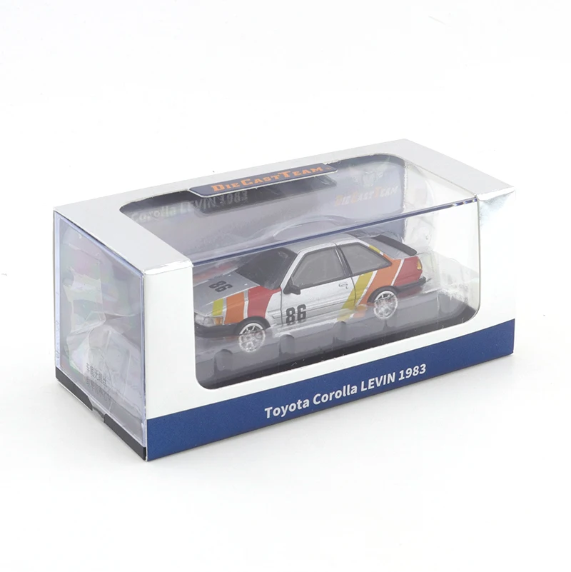 SHADOW/DCT 1/64 Toyota Corolla Levin AE86 Auto Legierung Spielzeugfahrzeug Druckguss Metallmodell Kinderspielzeug für Jungen – Detail 6