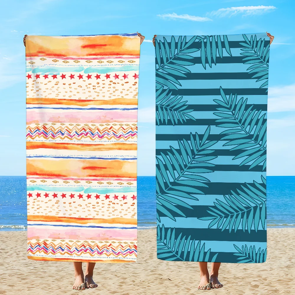 상쾌한 해변 휴양 타월, 대형 부드러운 초흡수성 속건 - Beach Towel Large 리뷰 및 가격