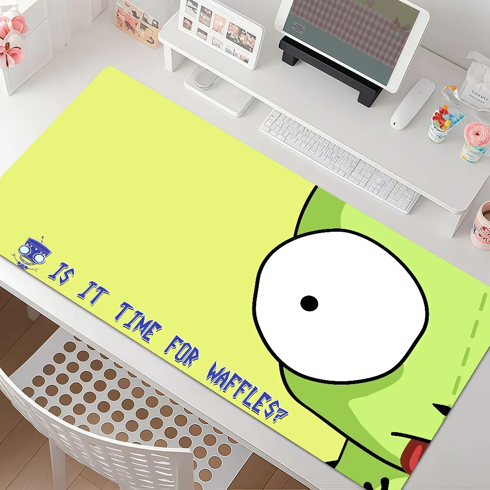 ANIME I-invader Z-zim Mouse Pad Anti Slip Rubber Edge Locked Thickened Laptop Gaming Desk Mat