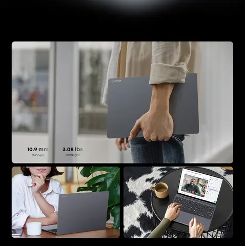 CHUWI Corebook X Laptop R5-7430U 14-tums FHD-skärm 16 GB RAM 512 GB SSD WIFI 6 Windows 11 Gaming Notebook AMD R5-dator PC 10 best sales anteckningsbokspel - №9