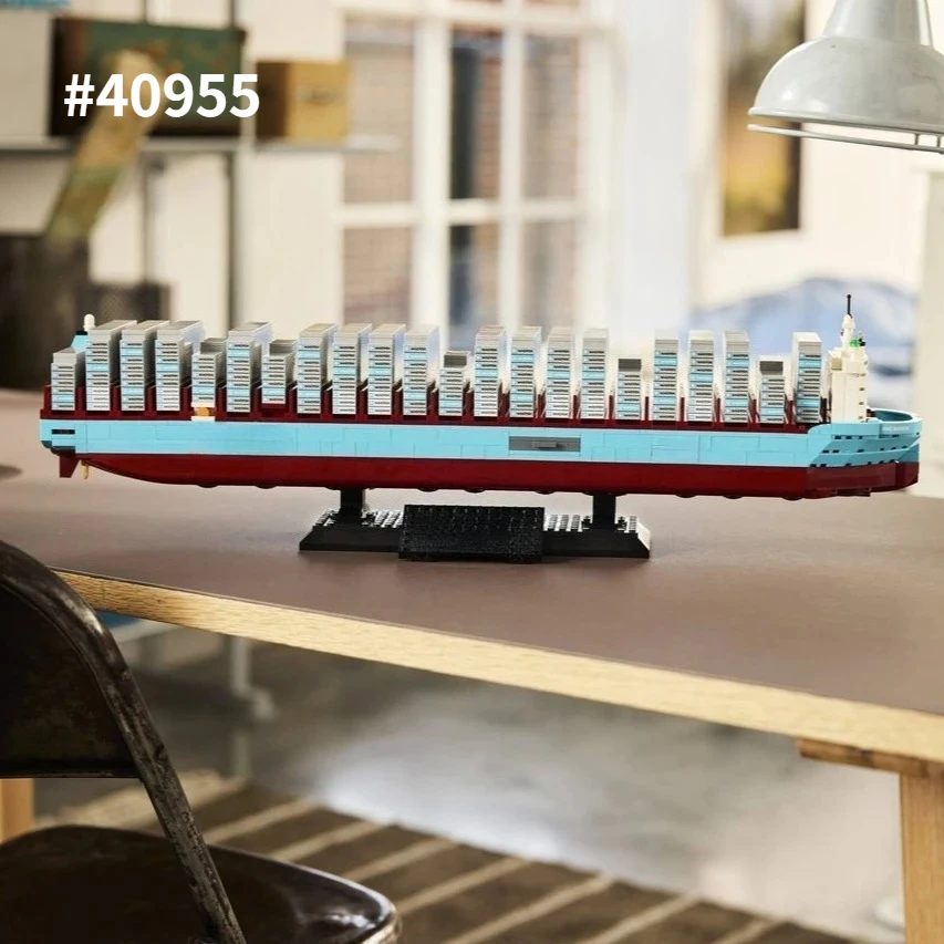 

2026 New Boat Model Building Block Set Compatible With Legoed Particles Suitable For Christmas Gifts 40955