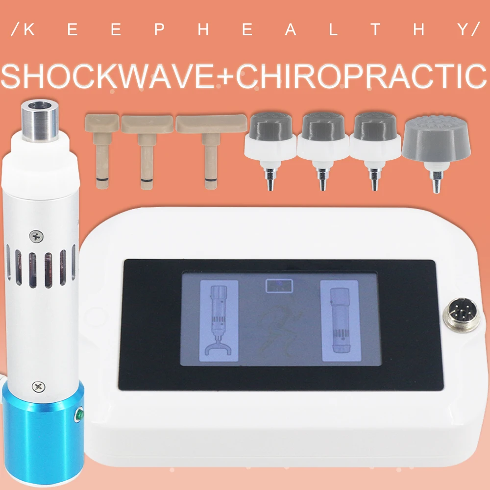 Shockwave Therapy Machine For ED Treatment Pain Relief 300MJ Shock Wave 1800N Chiropractic Adjusting Correction Spinal 17 Heads