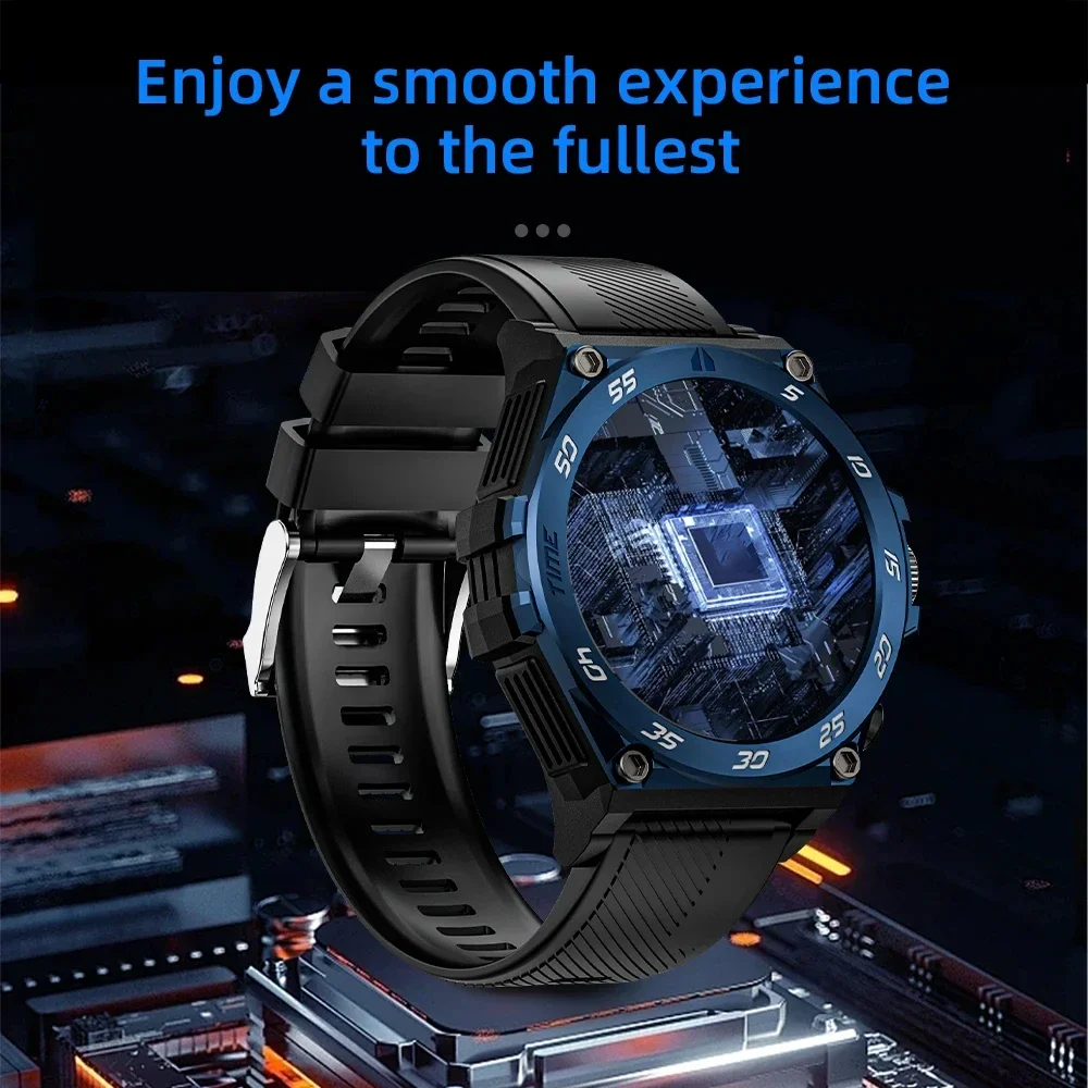 New Smart Watch LC18 With 2 In 1 Dual Earbuds Activity Fitness Tracker Watch Combo TWS Earbuds 1.53” Screen For Men Women