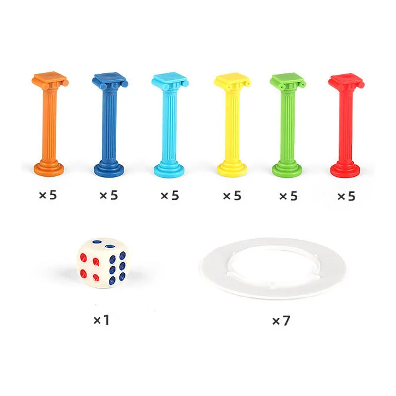 Funny Balance Tower Collapse Game, Parent-child Interactive Family Party Board Game Educational Toys kids friend birthday gifts