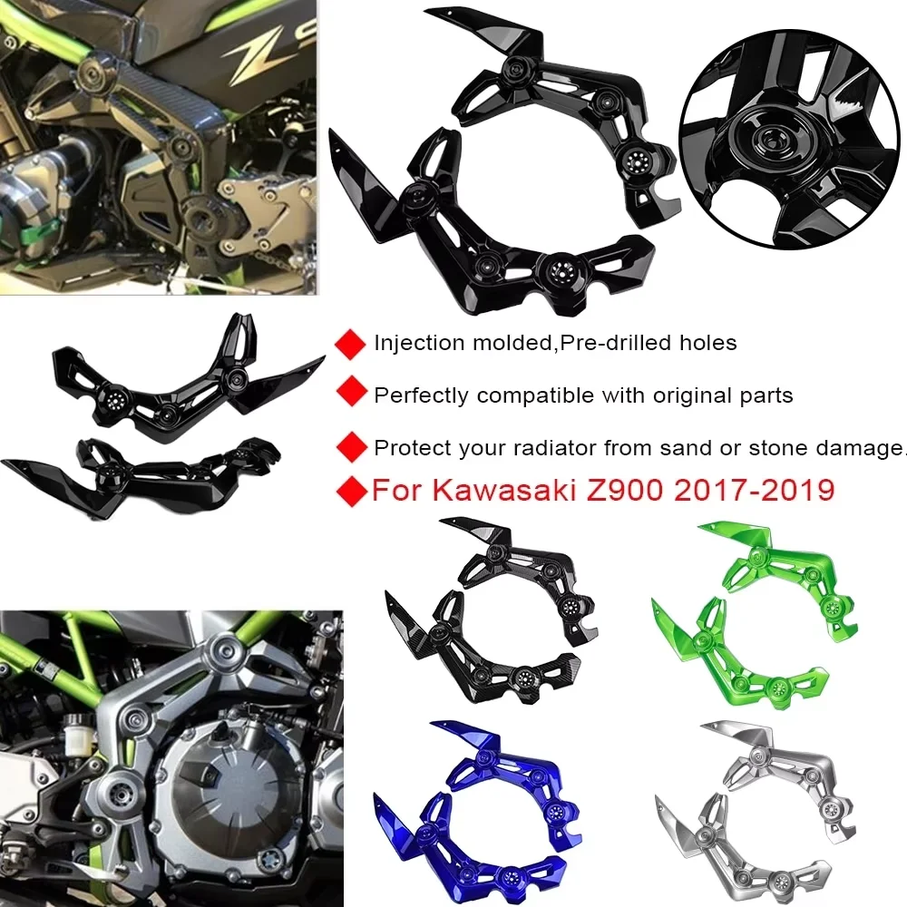 

Motorcycle For Kawasaki Z900 Z 900 2017 2018 2019 2020 Front Side Trim Frame Body Fairing Cover Panel Engine Side Panel