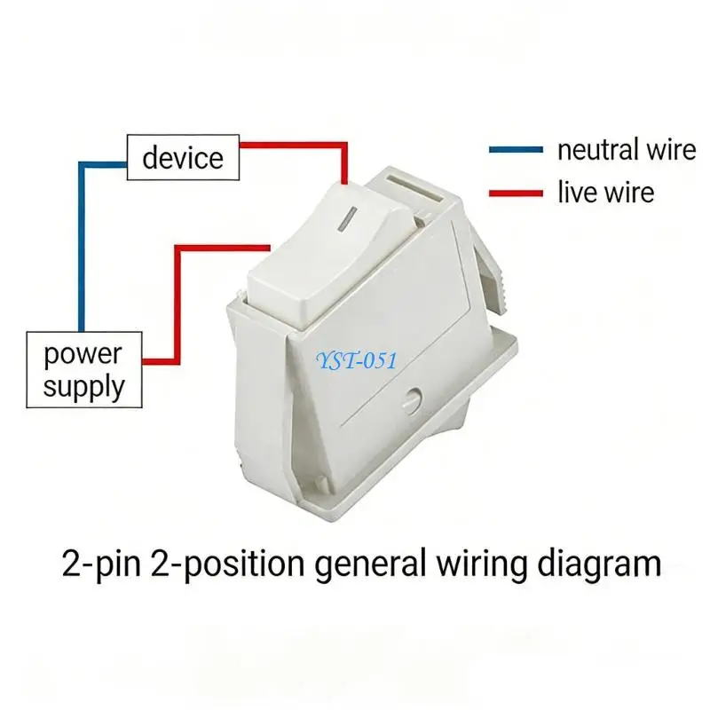 E15A Durability Rocker Switches With 16A Current Capacity For Various Electric Devices