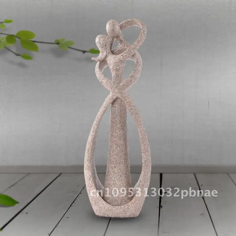 

Resin Crafts Ornaments Abstract Characters Sandstone Creative Art Home Decoration