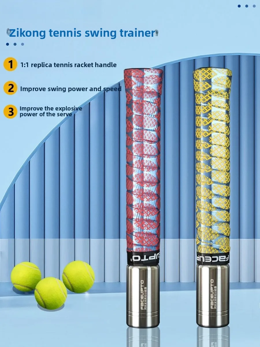 Tennis Magnetic Control Service Swing Strength Trainer Simulates Actual Swing Trainer Stainless Steel