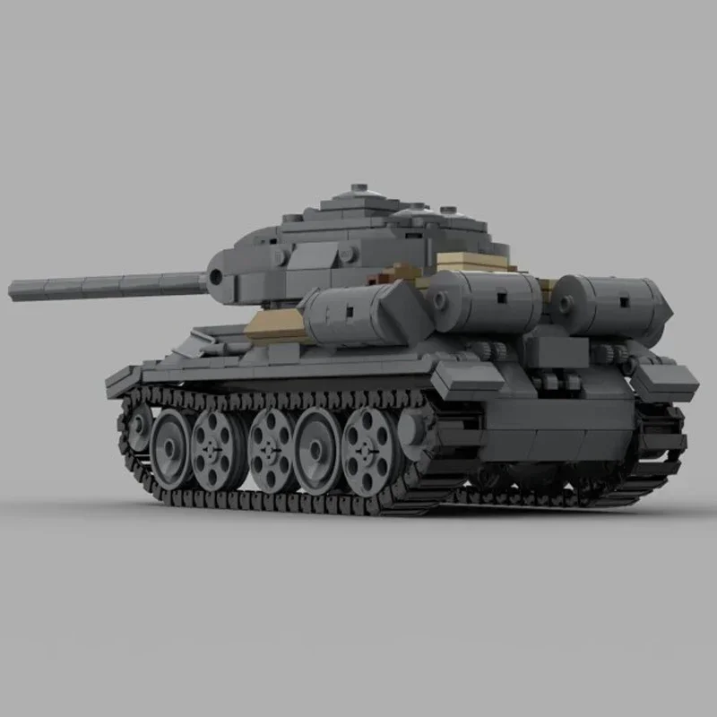 Moc Gebäude Ziegel Militär Waffe Modell Sowjetischen Medium Tank Technologie Modulare Blöcke Geschenke Spielzeug Für Kinder DIY Sets Montage