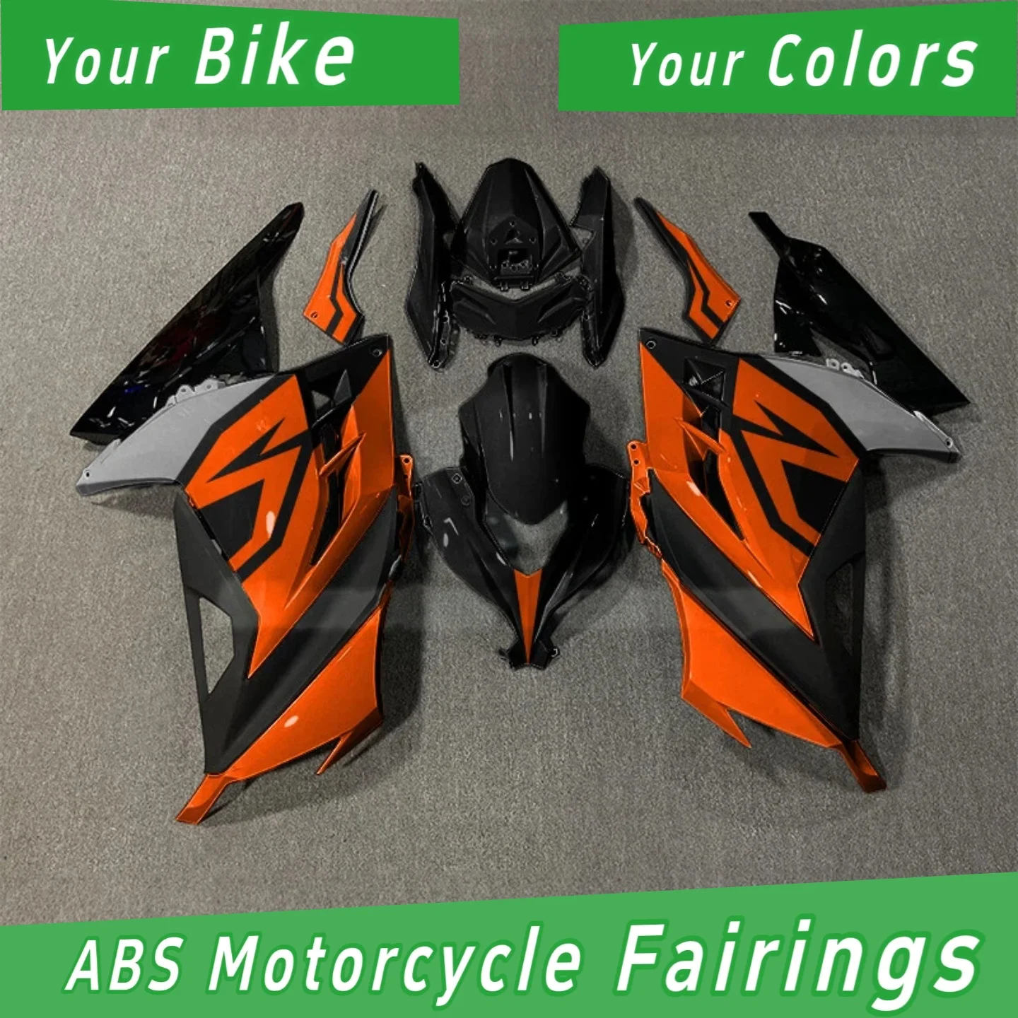 For KAWASAKI Ninja300 2013-2022 Motorcycle Bodywork Fairing - Prime ABS Plastic Body Repair Bodykit Multiple Design Options