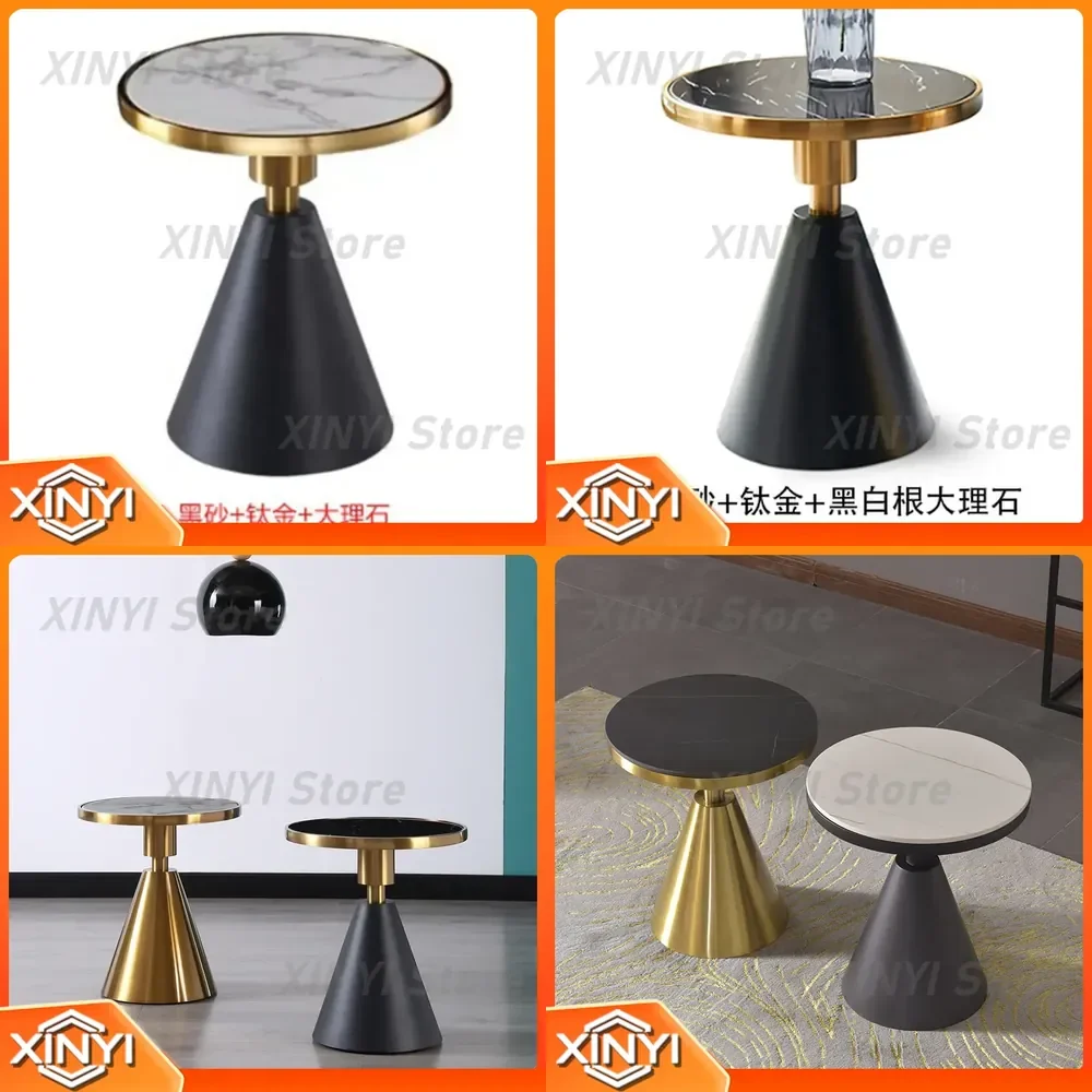for Internet Celebrities Ins Light Luxury Creative Marble Small Coffee Table Tea Table Manufacturer Negotiation Table Foreign