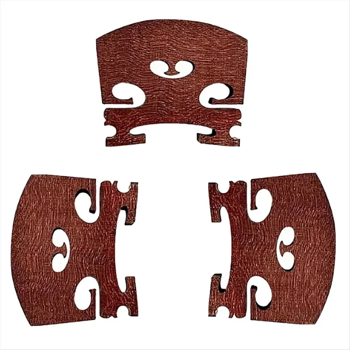 [828 Sale] 5 PCS 4/4 Violin Bridge Solid Rosewood 4/4 Violin Replacement Pre-Cut Semi Fitted Bridges Volume Violins Parts