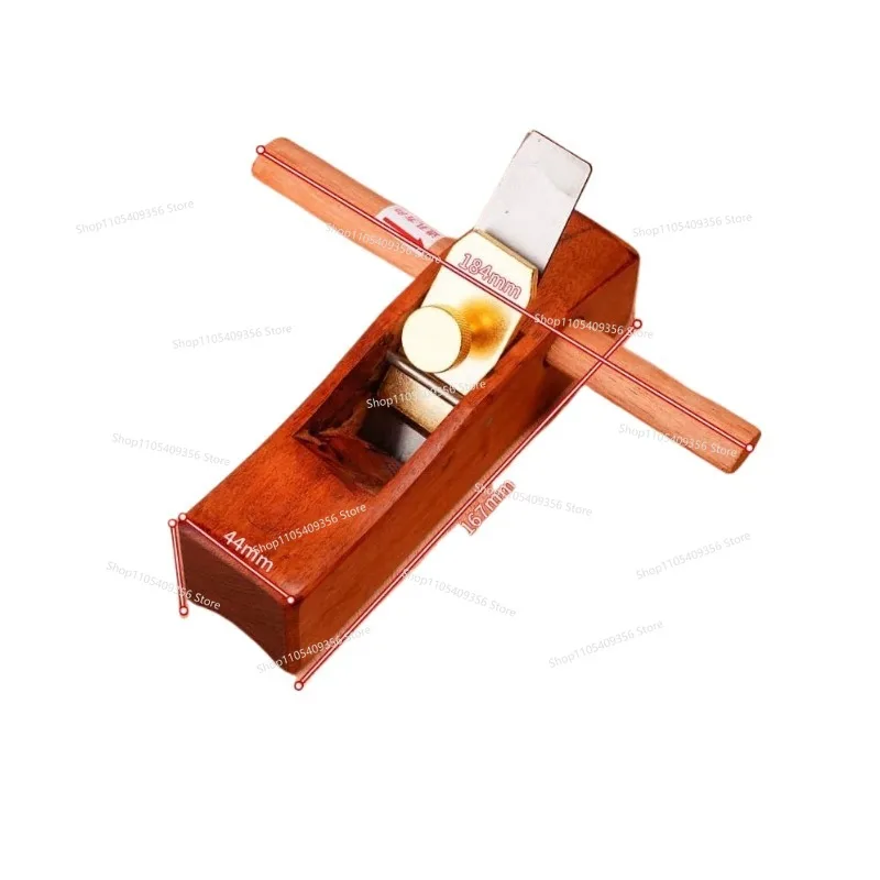 Old-fashioned Luban Semicircular Outer Round Planer Indonesian Mahogany Hand Push Planer Craft Tools Professional Woodworking