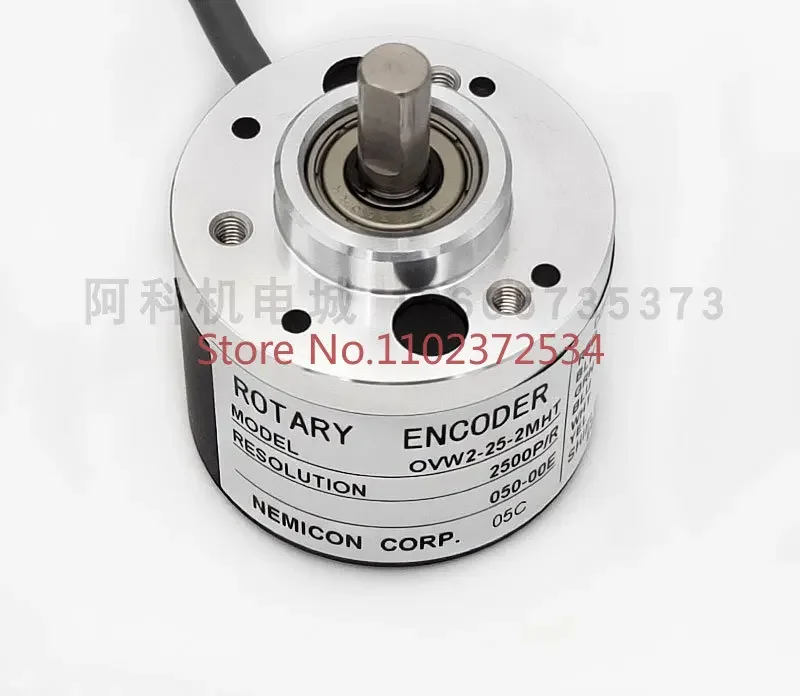 

Incremental encoder OVW2-25-2MHT 2500P/R solid spindle HTL output