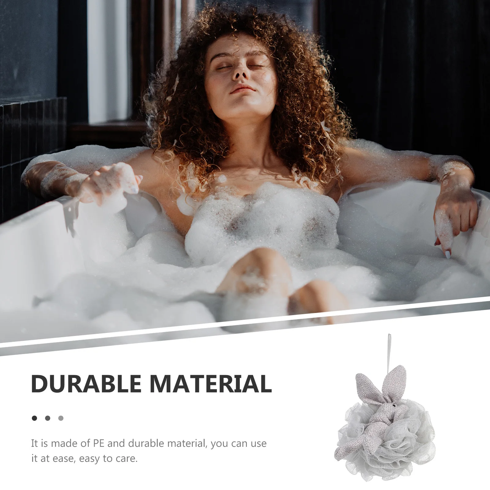 Badballen Konijnvormige Draagbare Huishoudelijke Douche Badaccessoire Voor Thuis Hotel Badkamer Supply Exfoliërende