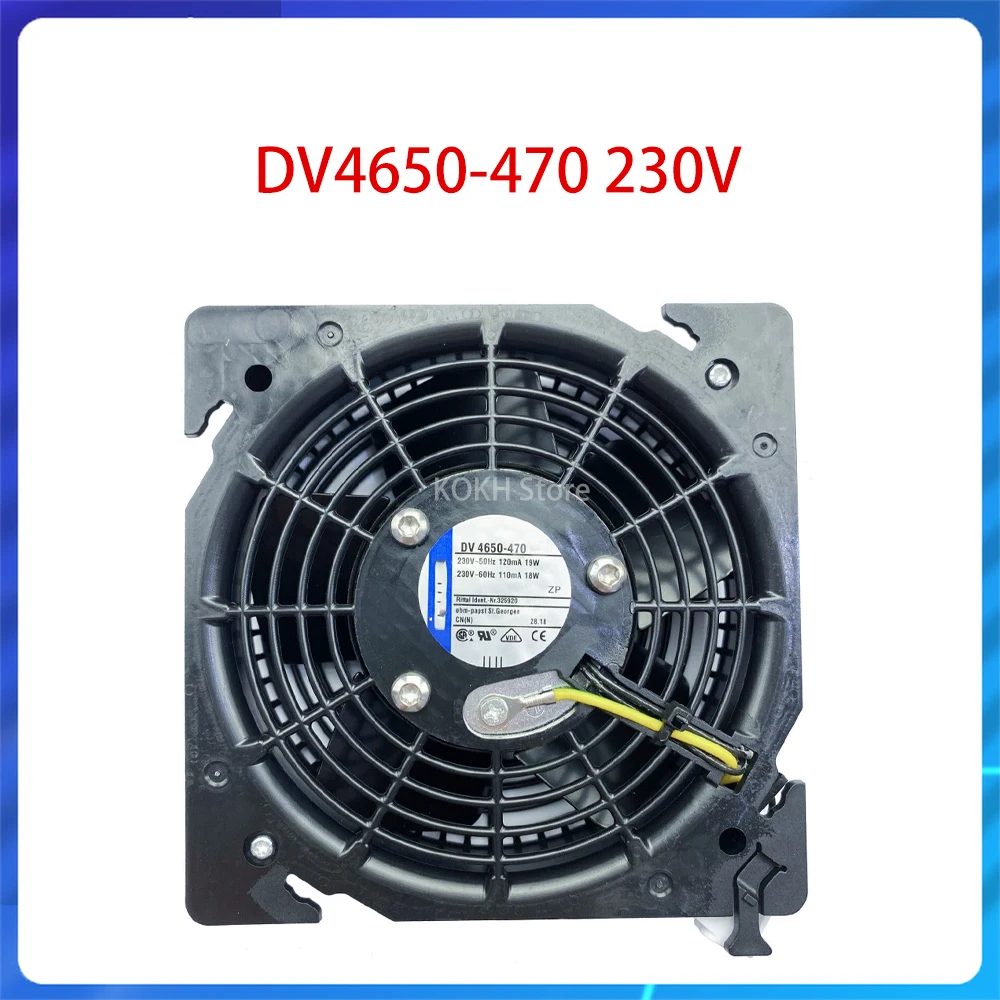 

NEW Original DV4650-470 230V Axial Cooling Fan 230VAC 120/110mA 120*120*38MM Cabinet Fan 18W 19W Cabinet Cooling Fans