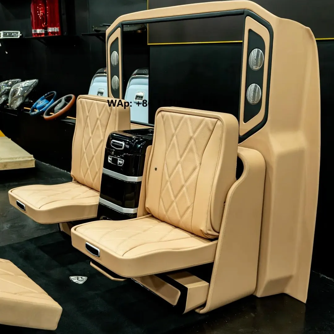 New Design Custom Partition with TV Car Interior Kit Accessories Touch Screen for MPV Alphard V-class Metris Hiace