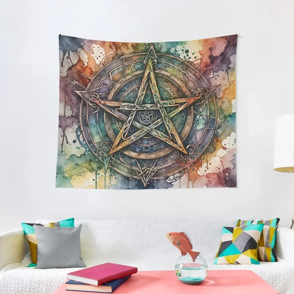 

Chaotic pentagram Tapestry Room Decoration Aesthetic Decor For Room Bedroom Decoration Tapestry