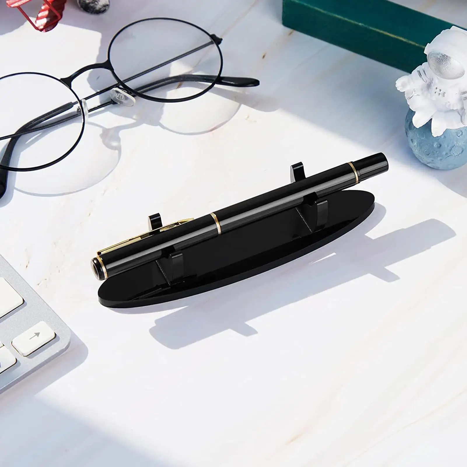 حامل قلم أكريليك عرض موقف فرشاة للمكياج الرف المنظم مكتب قلم رصاص عصا حامل عرض فرشاة الرسم تجفيف الرف