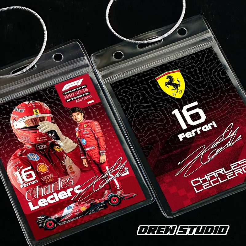 Fan DIY F1 Racing Max Verstappen Russell Leclerc Hamilton Themed Card Decoration Motorsport Memorabilia For Global F1 Lovers view 2