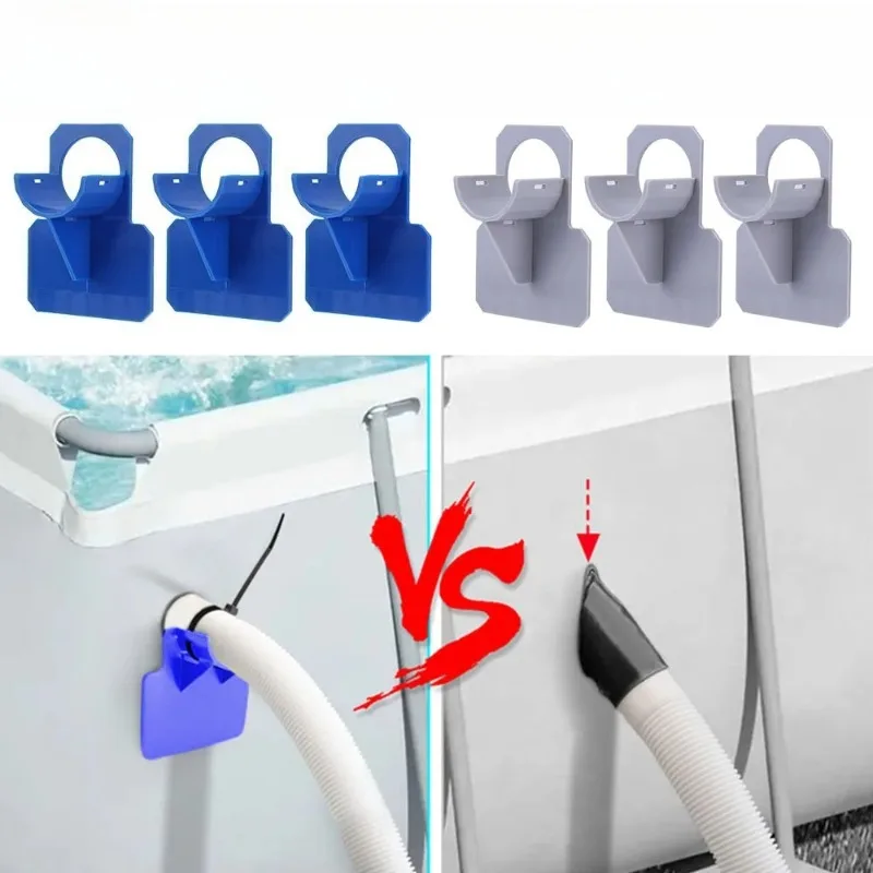 

Кронштейны для труб для бассейна, 2 шт., подходят для шлангов для труб для бассейна, используются для установки кронштейнов для надземных площадок и аксессуаров для шлангов.