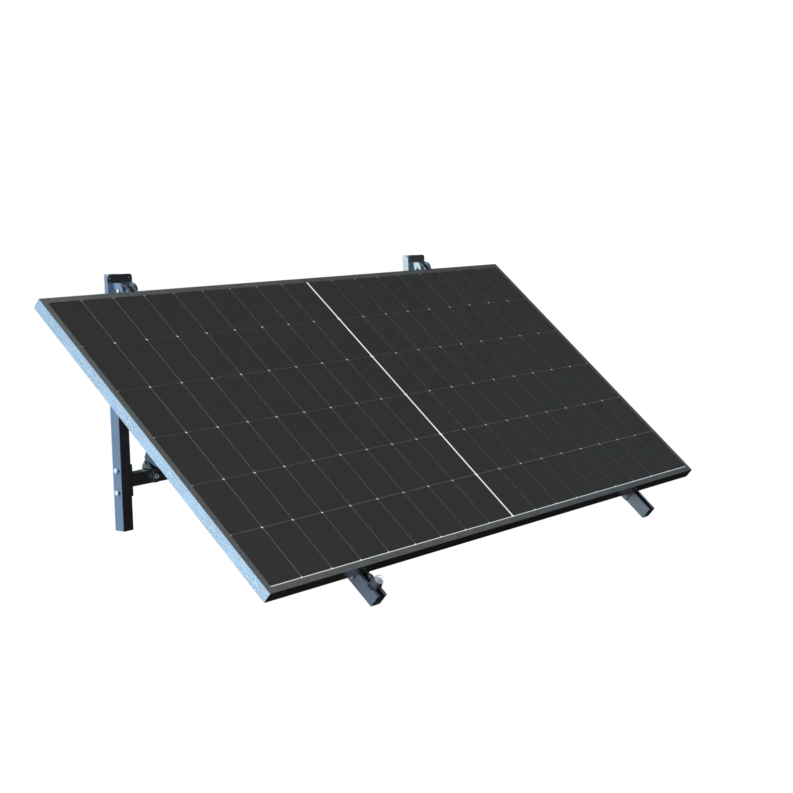 balcony mounting on balcony/wall, balcony hanger for solar panels to automatically track the sun through light sensors