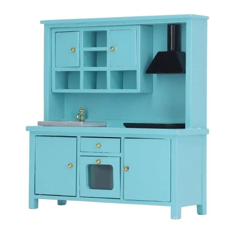 Comedor fregadero muebles muñecas casa en miniatura en miniatura accesorios vida escena vida colección