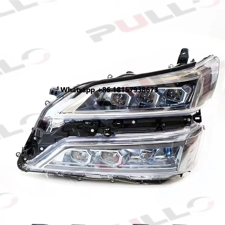 

Auto Lighting System 6 Lens LED Headlights for Vellfire 2015 Change to 2018 Old to New Car Lamps