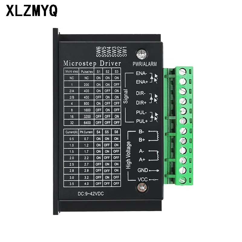 5pcs Stepper Motor Driver TB6600 23 Nema 34 42/57/86 Nema17 4A DC9-40V 1 Axis Stepping Motor CNC Engraving Machine Motor Driver