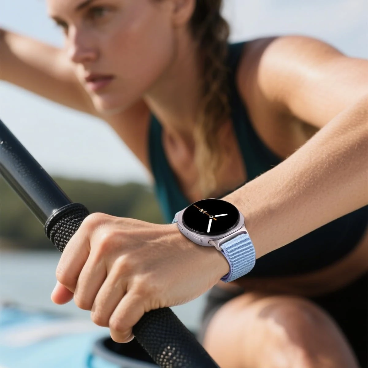 النايلون حزام الساعات لساعة سامسونج جالاكسي 8 44 مللي متر 40 مللي متر الرياضة سوار إكسسوارات لساعة جالاكسي 8 الكلاسيكية 46 مللي متر معصمه كوريا