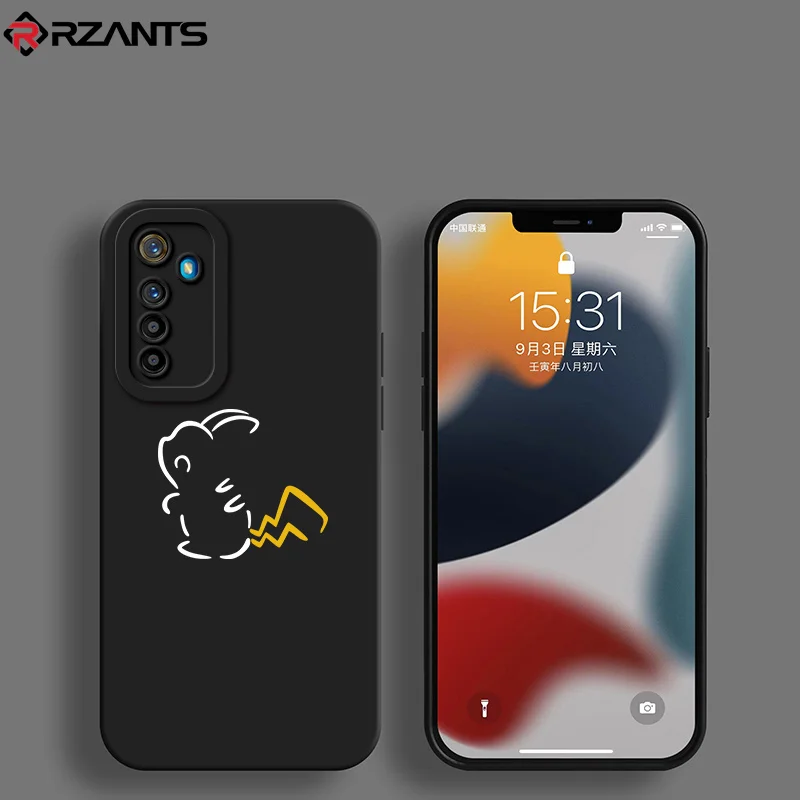 Case For OPPO Narzo 20A Pro 30A 50A Prime Reno 4F 5F Find X3 Lite Realme GT Master U1 V5 V13 Q3i V25 1+NORDN 20 Soft Leave Cover