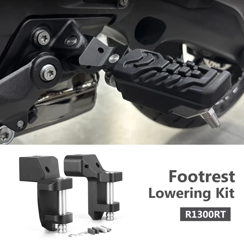 

Мотоциклетные подножки (педали) для BMW R 1300 RT R1300RT 2025-2026, противоскользящие, алюминиевые, комплект