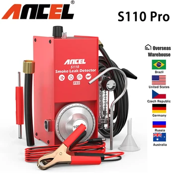 ANCEL S110 Pro Car Smoke Leak Detector EVAP Pipeline Inspection Tools Smoke Generator for Cars EVAP Diagnostic Tools