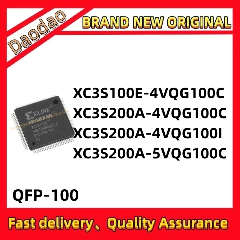 

XC3S100E-4VQG100C XC3S200A-4VQG100I XC3S200A-5VQG100C IC chip QFP-100 Programmable logic chip New original